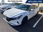 2021 Hyundai Elantra Hybrid Blue