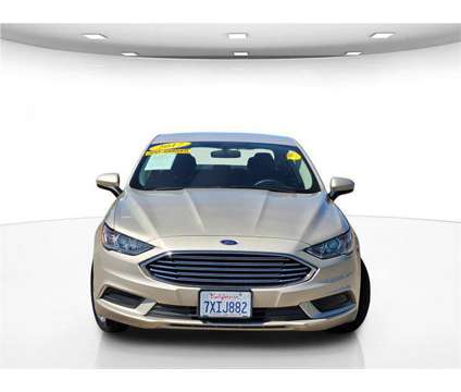 2017 Ford Fusion Hybrid SE is a Gold, White 2017 Ford Fusion Hybrid SE Hybrid in Folsom CA