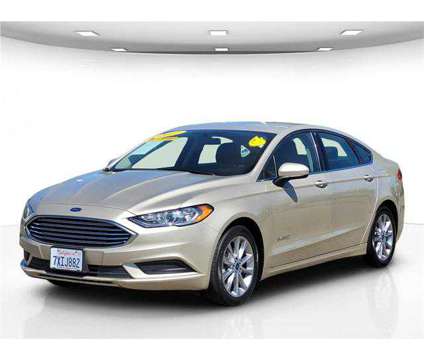 2017 Ford Fusion Hybrid SE is a Gold, White 2017 Ford Fusion Hybrid SE Hybrid in Folsom CA