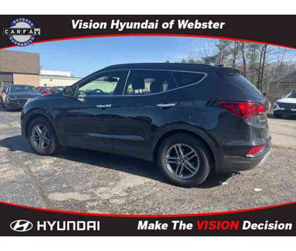 2018 Hyundai Santa Fe Sport 2.4L is a Black 2018 Hyundai Santa Fe Sport 2.4L SUV in Webster NY