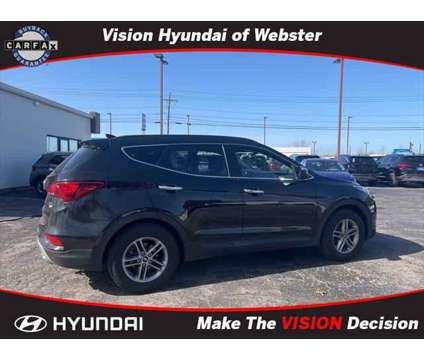 2018 Hyundai Santa Fe Sport 2.4L is a Black 2018 Hyundai Santa Fe Sport 2.4L SUV in Webster NY