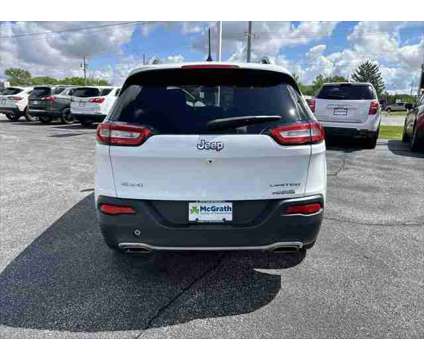 2017 Jeep Cherokee Limited 4x4 is a White 2017 Jeep Cherokee Limited SUV in Dubuque IA