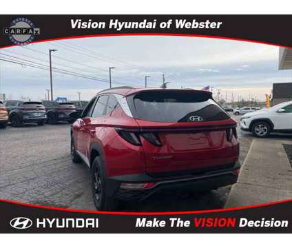 2022 Hyundai Tucson SEL is a Red 2022 Hyundai Tucson SUV in Webster NY