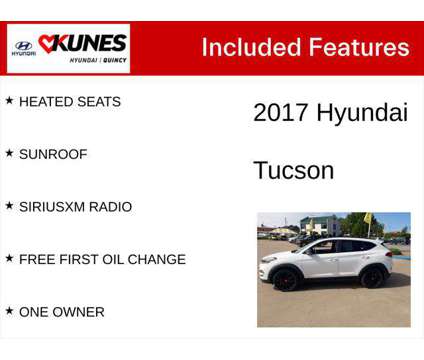 2017 Hyundai Tucson Night is a White 2017 Hyundai Tucson Night SUV in Quincy IL