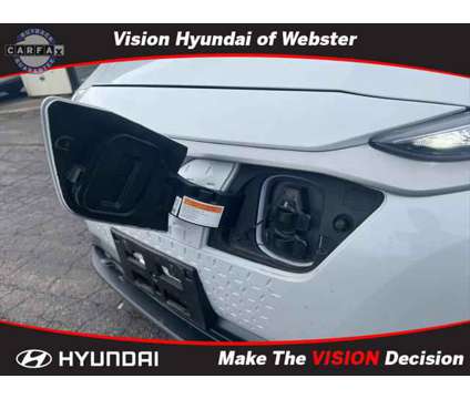 2020 Hyundai Kona Electric SEL is a Black, White 2020 Hyundai Kona SUV in Webster NY