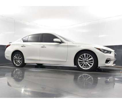 2021 Infiniti Q50 LUXE AWD is a White 2021 Infiniti Q50 Sedan in Bartlett IL