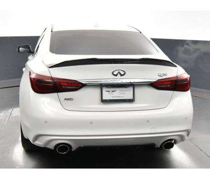 2021 Infiniti Q50 LUXE AWD is a White 2021 Infiniti Q50 Sedan in Bartlett IL