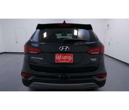 2018 Hyundai Santa Fe Sport 2.4L is a Black 2018 Hyundai Santa Fe Sport 2.4L SUV in Waterloo IA