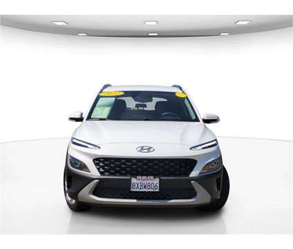 2022 Hyundai Kona SEL is a White 2022 Hyundai Kona SEL SUV in Folsom CA