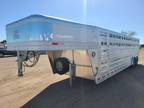 2024 Platinum Coach 28' Stock Trailer 8 Wide with 2-8,000# axles Stock
