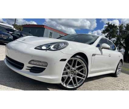 2012 Porsche Panamera for sale is a White 2012 Porsche Panamera 4 Trim Car for Sale in Orlando FL