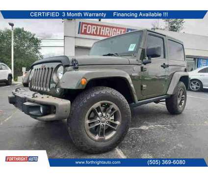 2016 Jeep Wrangler for sale is a Green 2016 Jeep Wrangler Car for Sale in Albuquerque NM