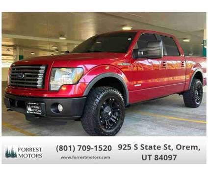 2012 Ford F150 SuperCrew Cab for sale is a Red 2012 Ford F-150 SuperCrew Car for Sale in Orem UT