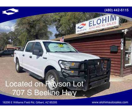 2017 Ford F150 SuperCrew Cab for sale is a White 2017 Ford F-150 SuperCrew Car for Sale in Gilbert AZ
