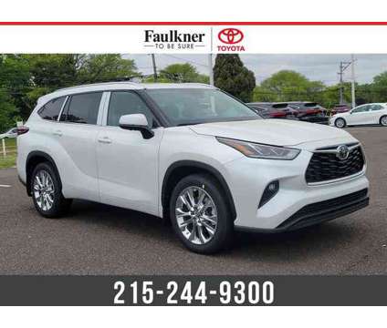 2024 Toyota Highlander Limited AWD is a White 2024 Toyota Highlander Limited Car for Sale in Trevose PA