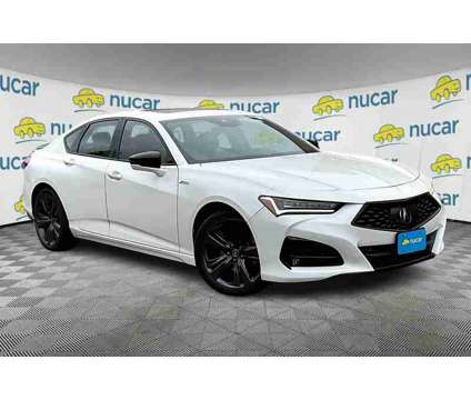 2021UsedAcuraUsedTLXUsedSH-AWD is a Silver, White 2021 Acura TLX Car for Sale in Norwood MA