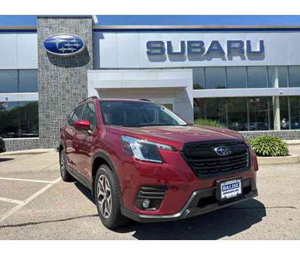 2024 Subaru Forester Premium is a Red 2024 Subaru Forester 2.5i Car for Sale in West Warwick RI