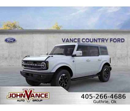 2024NewFordNewBroncoNew4 Door 4x4 is a White 2024 Ford Bronco Car for Sale in Guthrie OK