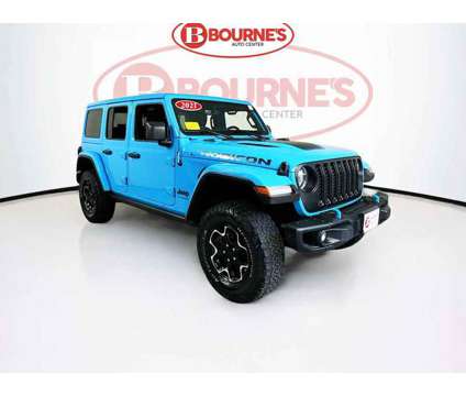 2021UsedJeepUsedWrangler 4xeUsed4x4 is a Blue 2021 Jeep Wrangler Car for Sale in South Easton MA