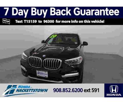 2020UsedBMWUsedX3UsedSports Activity Vehicle is a Black 2020 BMW X3 Car for Sale in Hackettstown NJ