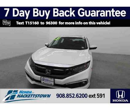 2021UsedHondaUsedCivicUsedCVT is a Silver, White 2021 Honda Civic Car for Sale in Hackettstown NJ