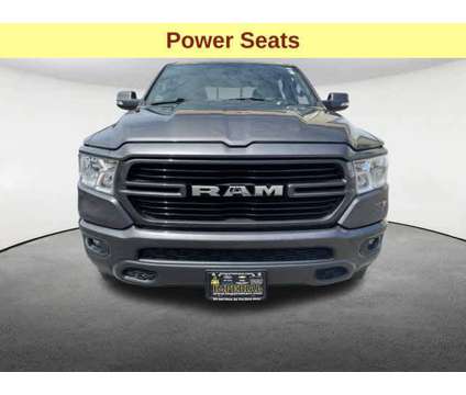 2020UsedRamUsed1500Used4x4 Crew Cab 5 7 Box is a Grey 2020 RAM 1500 Model Big Horn Car for Sale in Mendon MA