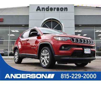 2024 Jeep Compass Latitude Lux is a Red 2024 Jeep Compass Latitude Car for Sale in Rockford IL