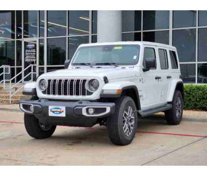 2024NewJeepNewWranglerNew4 Door 4x4 is a White 2024 Jeep Wrangler Sahara SUV in Lewisville TX