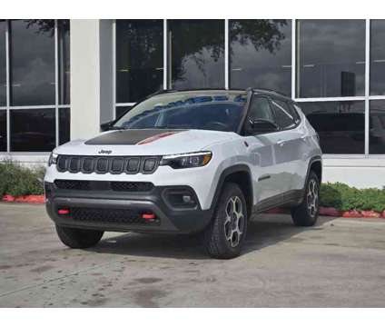2022UsedJeepUsedCompassUsed4x4 is a White 2022 Jeep Compass Car for Sale in Lewisville TX