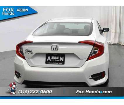 2016UsedHondaUsedCivicUsed4dr CVT is a White 2016 Honda Civic Car for Sale in Auburn NY
