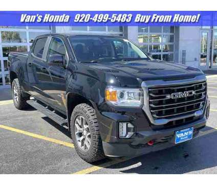 2022 GMC Canyon 4WD AT4 w/Leather is a Black 2022 GMC Canyon Car for Sale in Green Bay WI