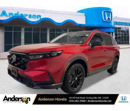 2024NewHondaNewCR-V HybridNewAWD is a Red 2024 Honda CR-V Car for Sale in Cockeysville MD