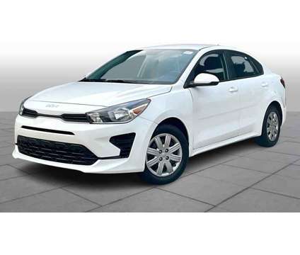 2022UsedKiaUsedRioUsedIVT is a White 2022 Kia Rio Car for Sale in Stafford TX