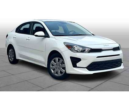 2022UsedKiaUsedRioUsedIVT is a White 2022 Kia Rio Car for Sale in Stafford TX