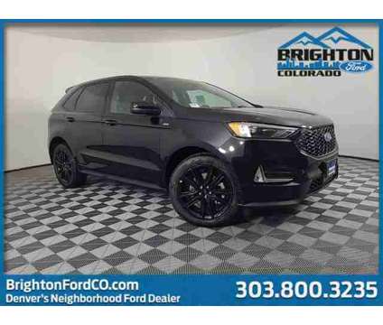 2024 Ford Edge ST-Line is a Black 2024 Ford Edge Car for Sale in Brighton CO