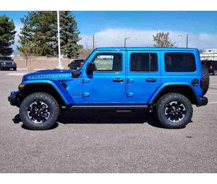2024 Jeep Wrangler 4xe Rubicon X is a Blue 2024 Jeep Wrangler Car for Sale in Denver CO