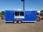 2024 Covered Wagon 8x20 concessiont railer with sinks power and hood