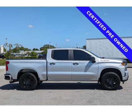 2021 Chevrolet Silverado 1500 Custom is a Silver 2021 Chevrolet Silverado 1500 Custom Car for Sale in Sarasota FL