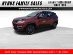 2021 Jeep Compass Red, 47K miles