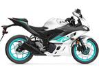 2024 Yamaha YZF-R3 Vivid White Motorcycle for Sale