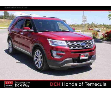 2016 Ford Explorer Limited is a Red 2016 Ford Explorer Limited SUV in Temecula CA