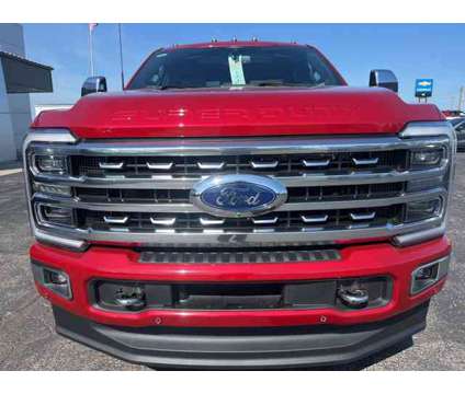 2024 Ford F-250SD Platinum is a Red 2024 Ford F-250 Platinum Truck in Ligonier IN