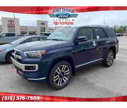2024 Toyota 4Runner Limited is a Blue 2024 Toyota 4Runner Limited SUV in Fort Dodge IA