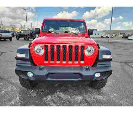 2022 Jeep Wrangler Unlimited Sport S is a Red 2022 Jeep Wrangler Unlimited SUV in New Haven IN