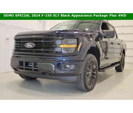 2024 Ford F-150 XLT Black Appearance Package Plus is a Blue 2024 Ford F-150 XLT Truck in Canfield OH