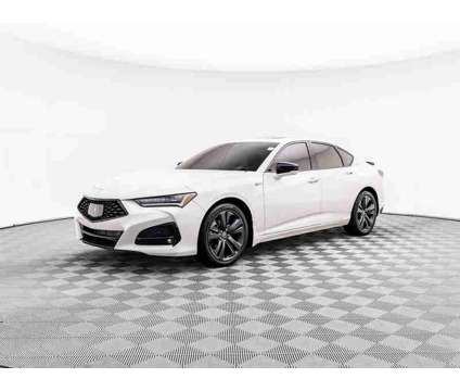 2022 Acura TLX A-Spec Package SH-AWD is a Silver, White 2022 Acura TLX A-Spec Sedan in Barrington IL