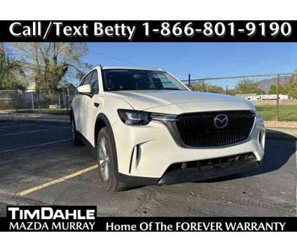 2024 Mazda CX-90 3.3 Turbo Preferred Plus AWD is a White 2024 Mazda CX-9 SUV in Salt Lake City UT