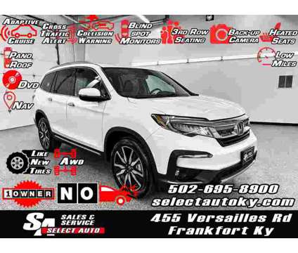2021 Honda Pilot Touring 7 Passenger AWD is a Silver, White 2021 Honda Pilot Touring SUV in Frankfort KY