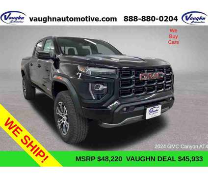 2024 GMC Canyon AT4 is a Black 2024 GMC Canyon Truck in Ottumwa IA