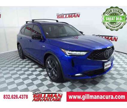 2022 Acura MDX A-Spec SH-AWD is a Blue 2022 Acura MDX SUV in Houston TX
